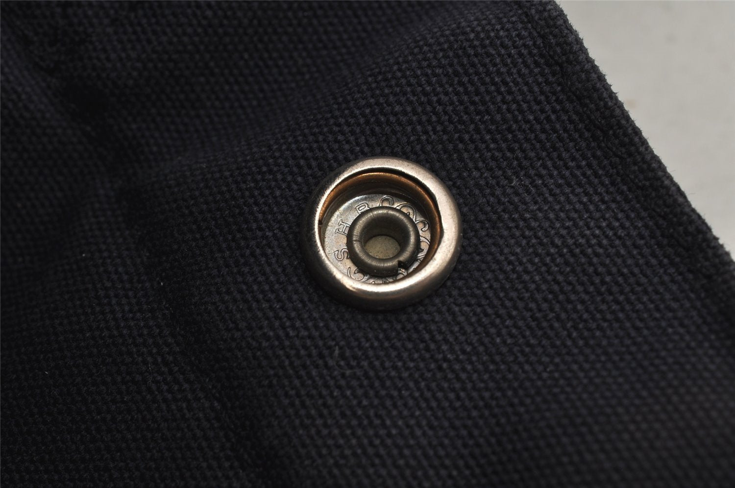 Authentic HERMES Fourre Tout PM Hand Tote Bag Canvas Navy 0853J