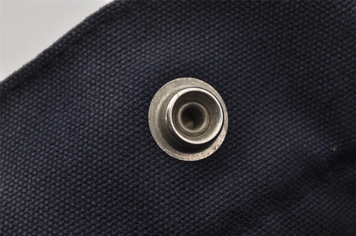 Authentic HERMES Fourre Tout PM Hand Tote Bag Canvas Navy 0853J