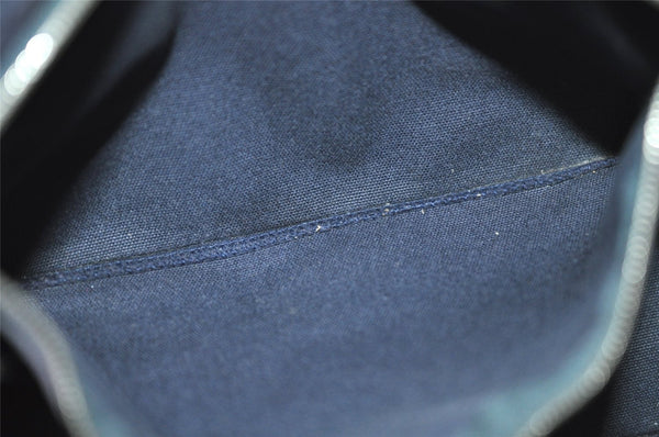 Authentic HERMES Fourre Tout PM Hand Tote Bag Canvas Navy 0853J