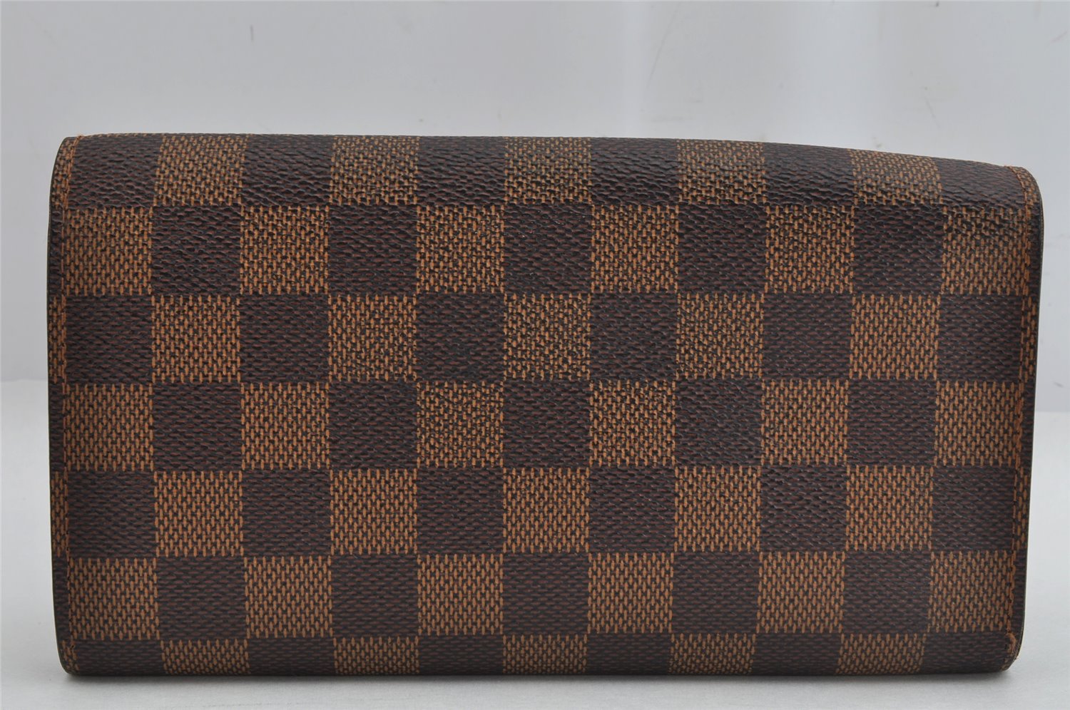 Authentic Louis Vuitton Damier Pochette Porte Monnaie Credit N61725 Wallet 0855K