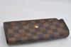 Authentic Louis Vuitton Damier Pochette Porte Monnaie Credit N61725 Wallet 0855K