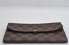 Authentic Louis Vuitton Damier Pochette Porte Monnaie Credit N61725 Wallet 0856K