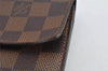 Authentic Louis Vuitton Damier Pochette Porte Monnaie Credit N61725 Wallet 0856K