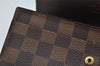 Authentic Louis Vuitton Damier Pochette Porte Monnaie Credit N61725 Wallet 0856K