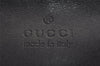 Authentic GUCCI Vintage Bamboo Shoulder Hand Bag Leather Black 0857J