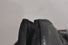 Authentic GUCCI Vintage Bamboo Shoulder Hand Bag Leather Black 0857J