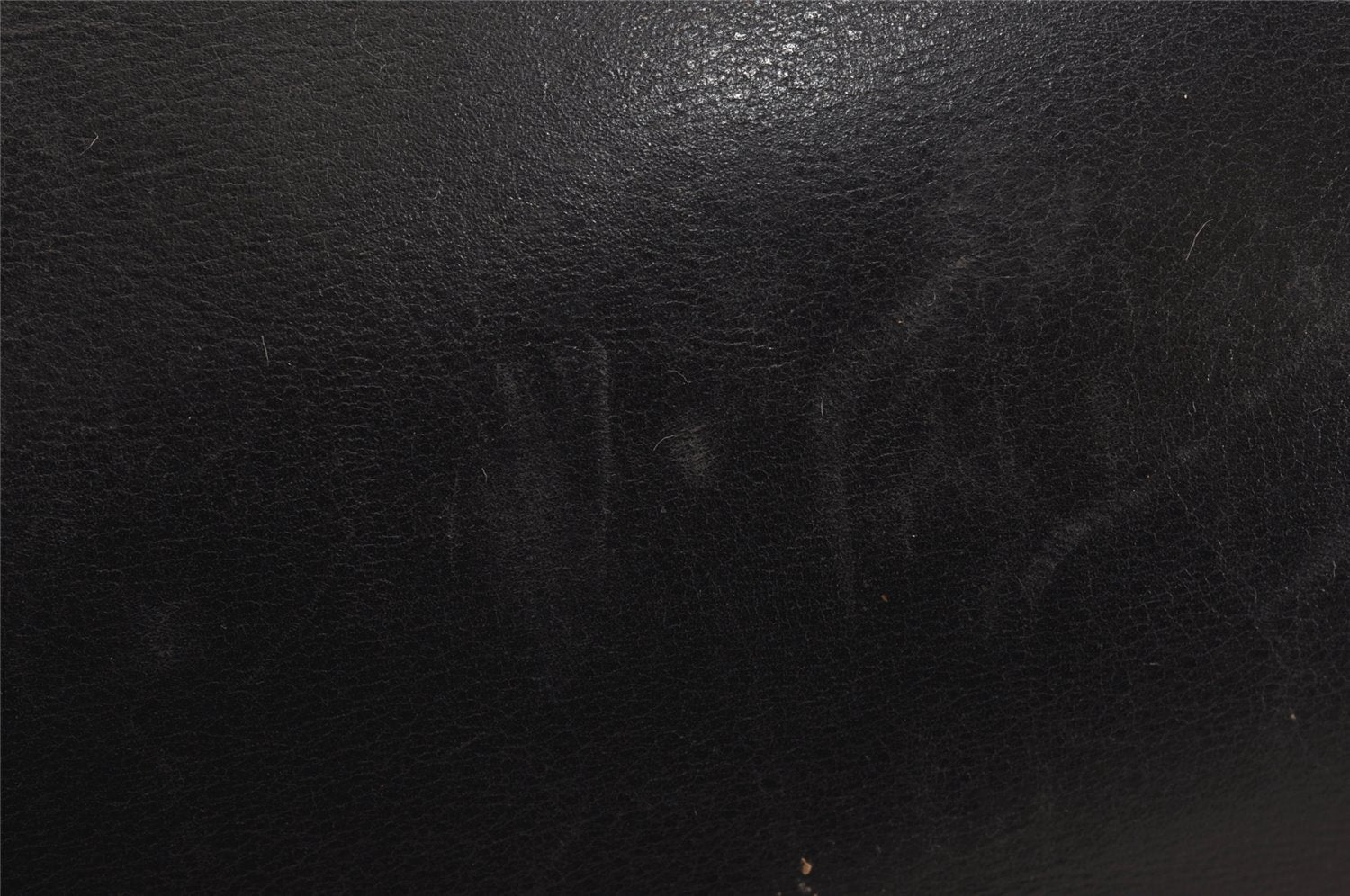 Authentic GUCCI Vintage Bamboo Shoulder Hand Bag Leather Black 0857J