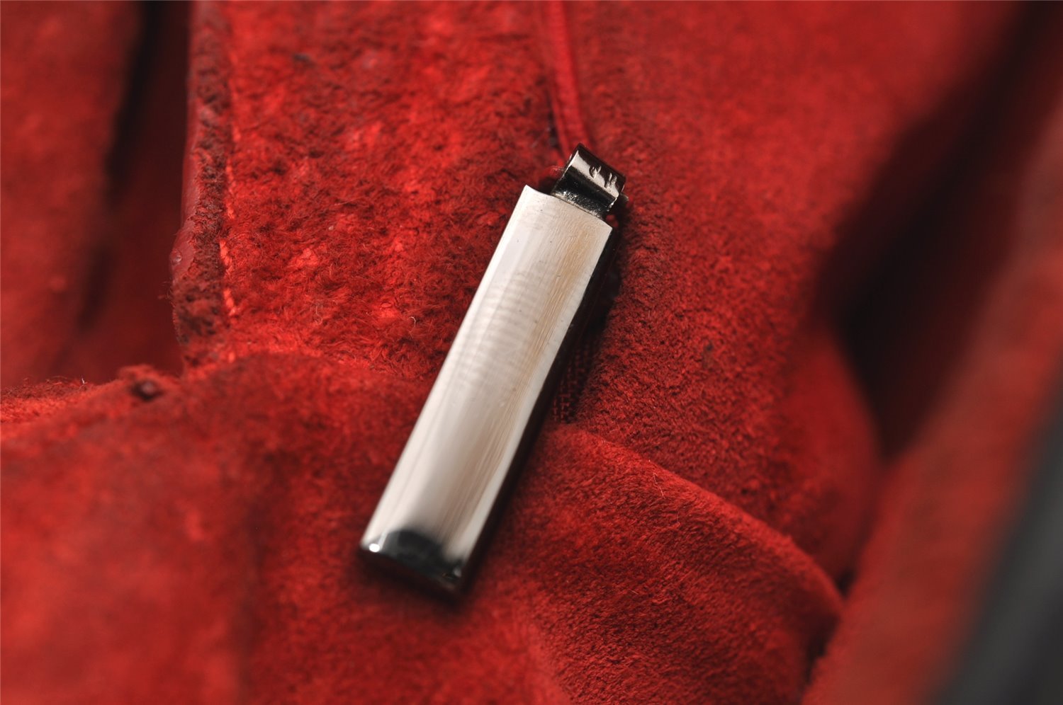 Authentic GUCCI Vintage Bamboo Shoulder Hand Bag Leather Black 0857J