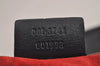 Authentic GUCCI Vintage Bamboo Shoulder Hand Bag Leather Black 0857J