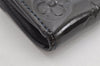 Authentic Louis Vuitton Vernis Portefeuille Sarah Wallet Black M90080 LV 0857K