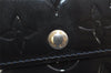 Authentic Louis Vuitton Vernis Portefeuille Sarah Wallet Black M90080 LV 0857K