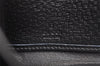 Authentic GUCCI Bamboo Wallet Key Case Purse GG Canvas Leather Black 3Set 0858J