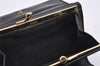 Authentic GUCCI Bamboo Wallet Key Case Purse GG Canvas Leather Black 3Set 0858J