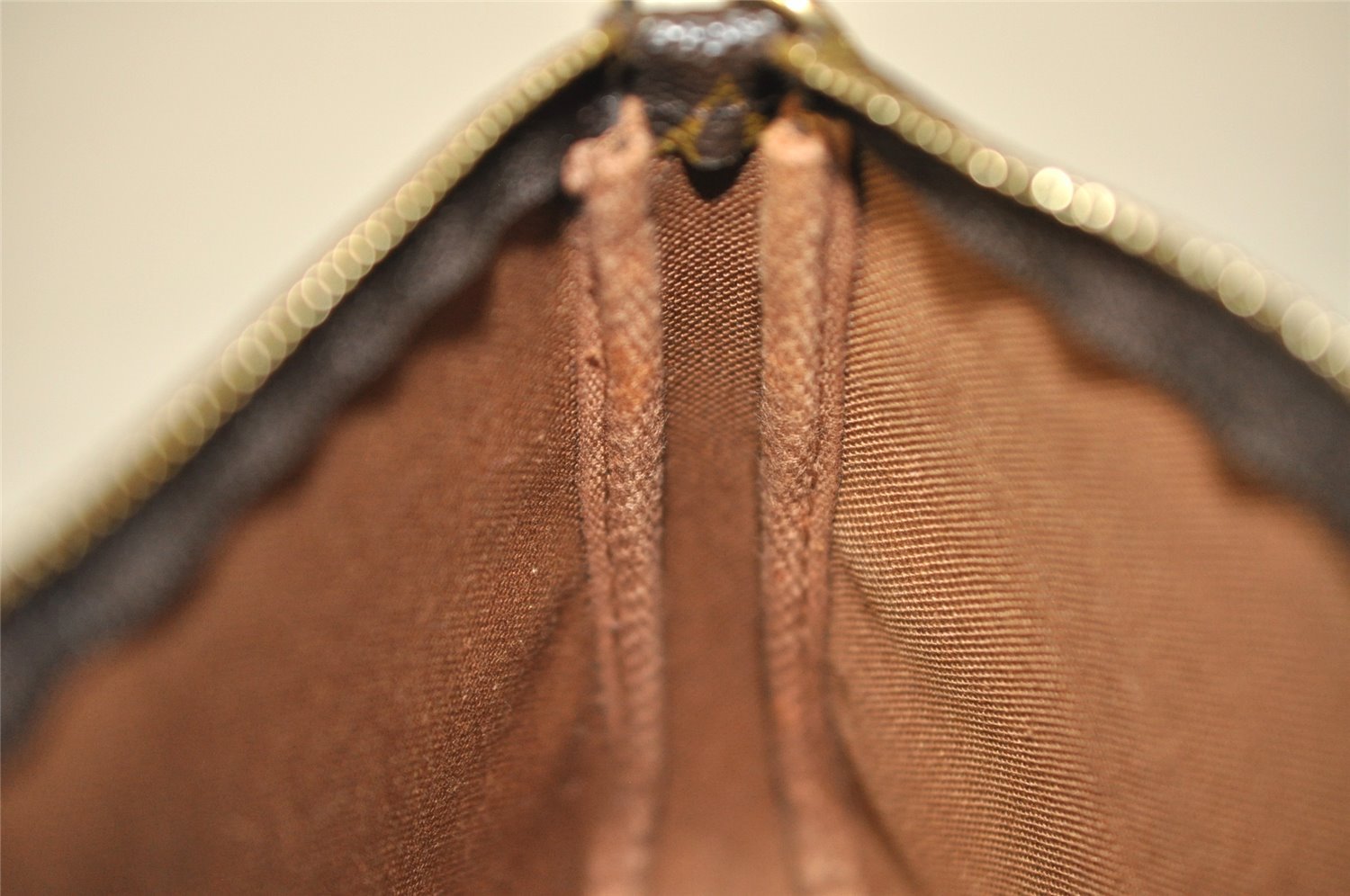 Authentic Louis Vuitton Monogram Pochette Accessoires Pouch M51980 LV 0859I