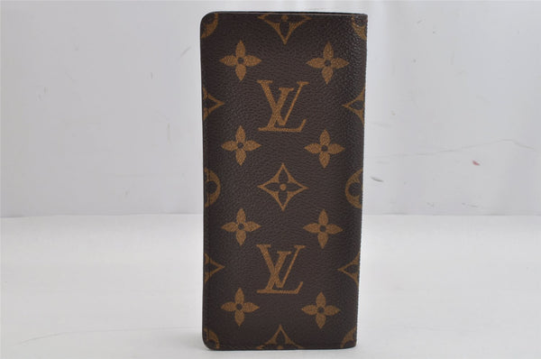 Authentic Louis Vuitton Monogram Etui Lunette Simple M62962 Glasses Case 0859K