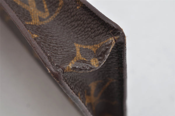 Authentic Louis Vuitton Monogram Etui Lunette Simple M62962 Glasses Case 0859K