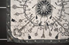 Authentic HERMES Carre 90 Scarf "LES CLES" Silk Gray 0860J