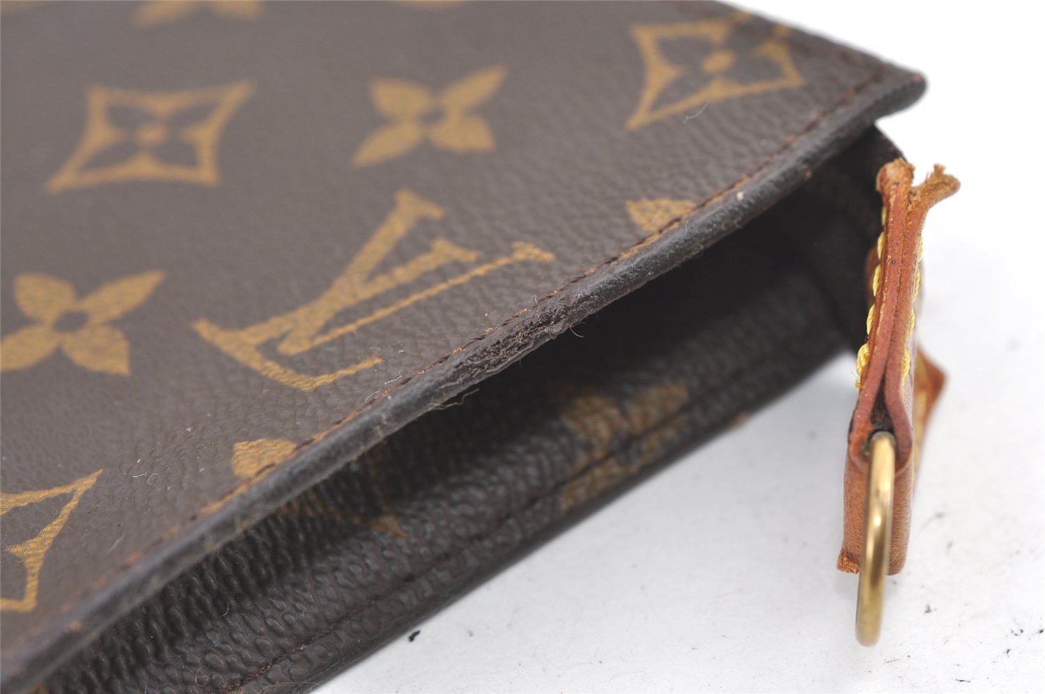 Authentic Louis Vuitton Monogram Pouch For Bucket GM LV 0860K