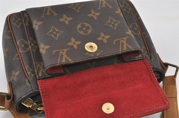 Authentic Louis Vuitton Monogram Viva Cite PM Shoulder Cross Bag M51165 LV 0861I