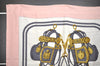 Authentic HERMES Carre 90 Scarf "BRIDES de GALA par" Silk Pink 0861J