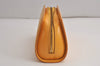 Authentic Louis Vuitton Epi Dauphine Cosmetic Pouch Yellow M48449 Junk 0862K