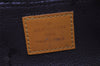 Authentic Louis Vuitton Epi Dauphine Cosmetic Pouch Yellow M48449 Junk 0862K