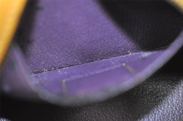 Authentic Louis Vuitton Epi Dauphine Cosmetic Pouch Yellow M48449 Junk 0862K