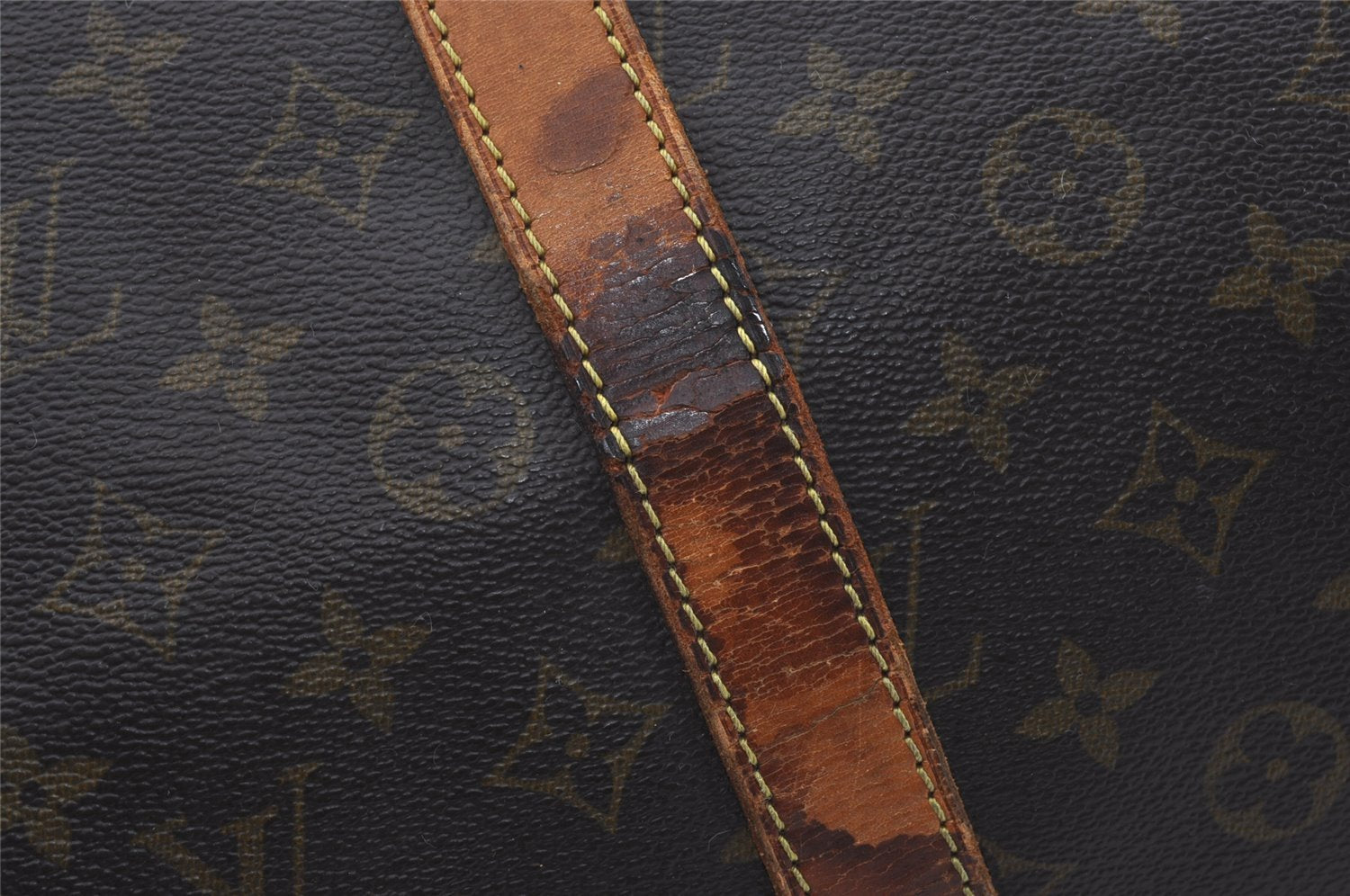 Authentic Louis Vuitton Monogram Keepall 55 Travel Boston Bag M41424 LV 0863I