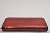 Authentic Louis Vuitton Vernis Zippy Wallet Long Purse Red M91981 LV 0863K