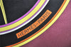 Authentic HERMES Carre 65 Scarf "WASHINGTON'S CARRIAGE" Silk Purple 0864J