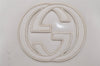 Authentic GUCCI Vintage SOHO Shoulder Hand Bag Purse Enamel White Junk 0865J