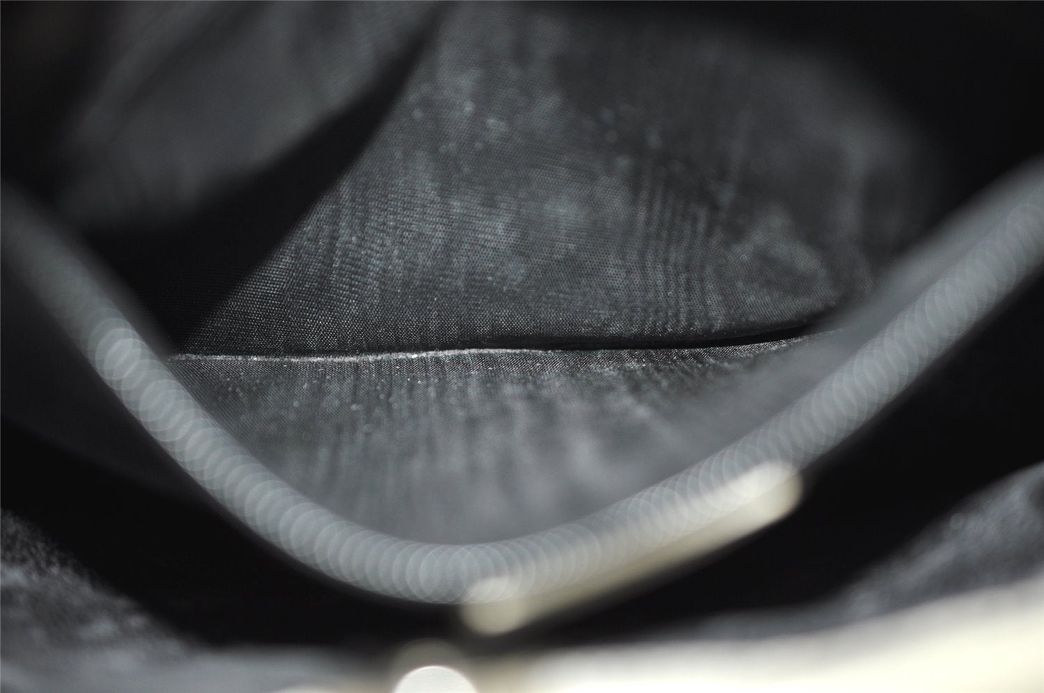 Authentic GUCCI Vintage SOHO Shoulder Hand Bag Purse Enamel White Junk 0865J