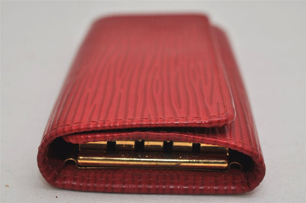 Authentic Louis Vuitton Epi Multicles 4 Key Case Red M63827 LV 0865K