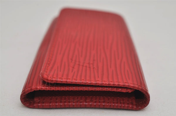 Authentic Louis Vuitton Epi Multicles 4 Key Case Red M63827 LV 0865K