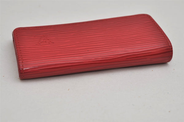 Authentic Louis Vuitton Epi Multicles 4 Key Case Red M63827 LV 0865K