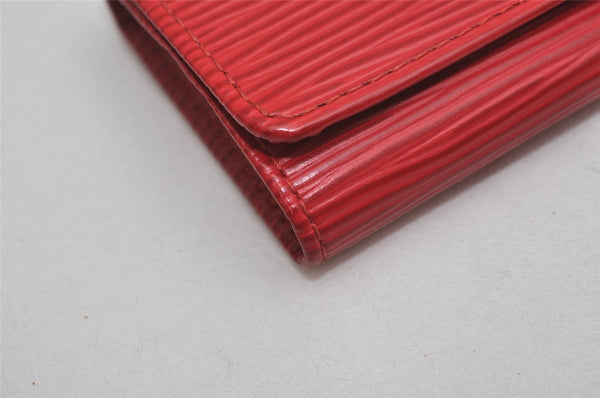 Authentic Louis Vuitton Epi Multicles 4 Key Case Red M63827 LV 0865K