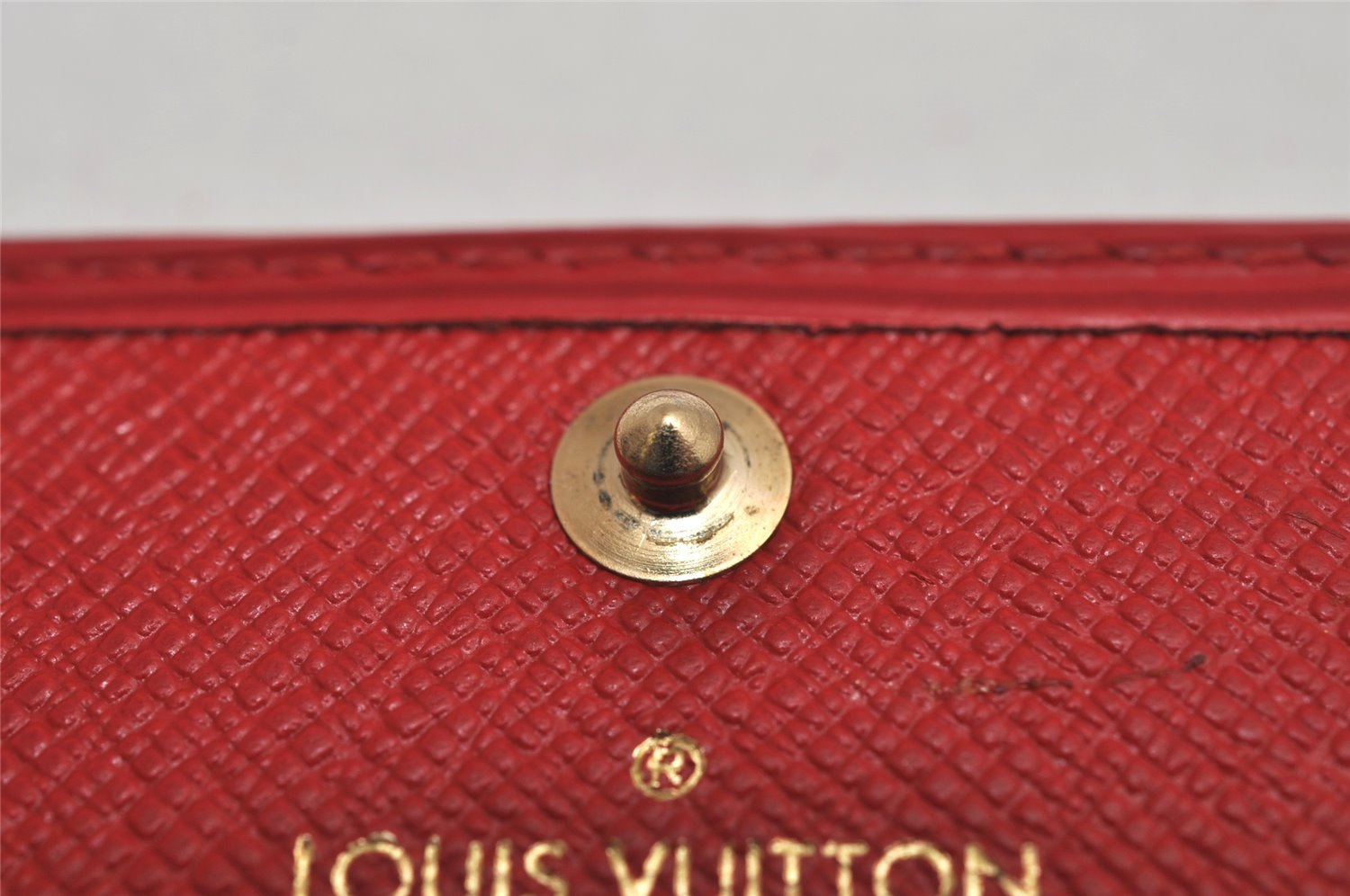 Authentic Louis Vuitton Epi Multicles 4 Key Case Red M63827 LV 0865K