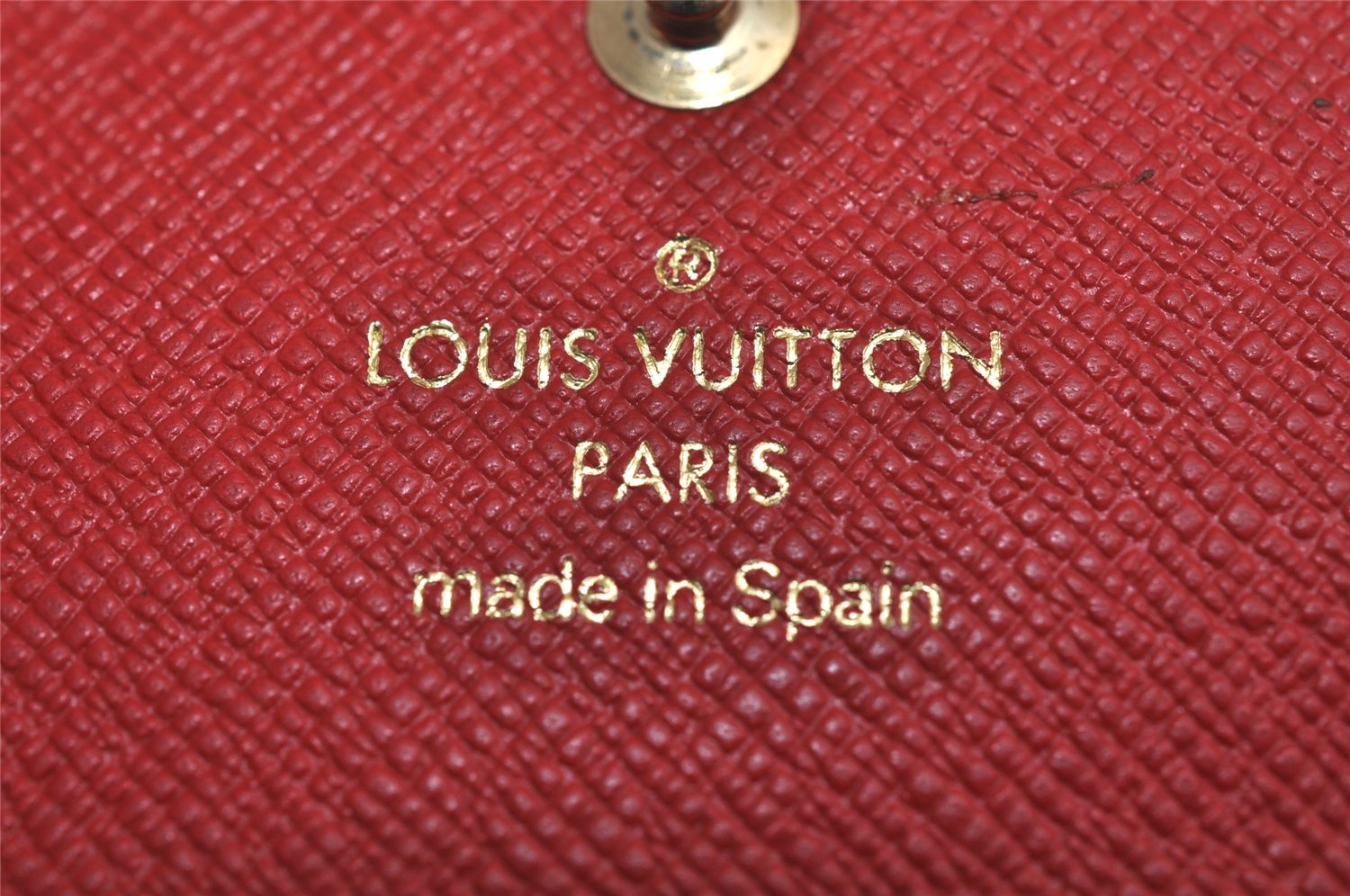 Authentic Louis Vuitton Epi Multicles 4 Key Case Red M63827 LV 0865K