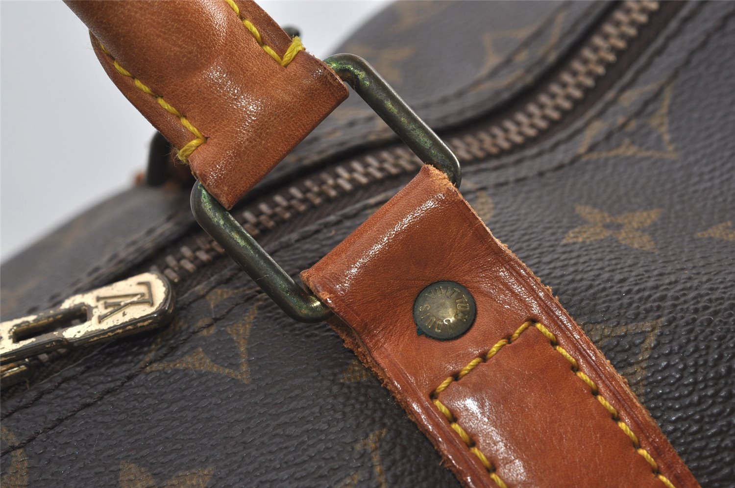 Authentic Louis Vuitton Monogram Keepall 50 Travel Boston Bag M41426 LV 0866I