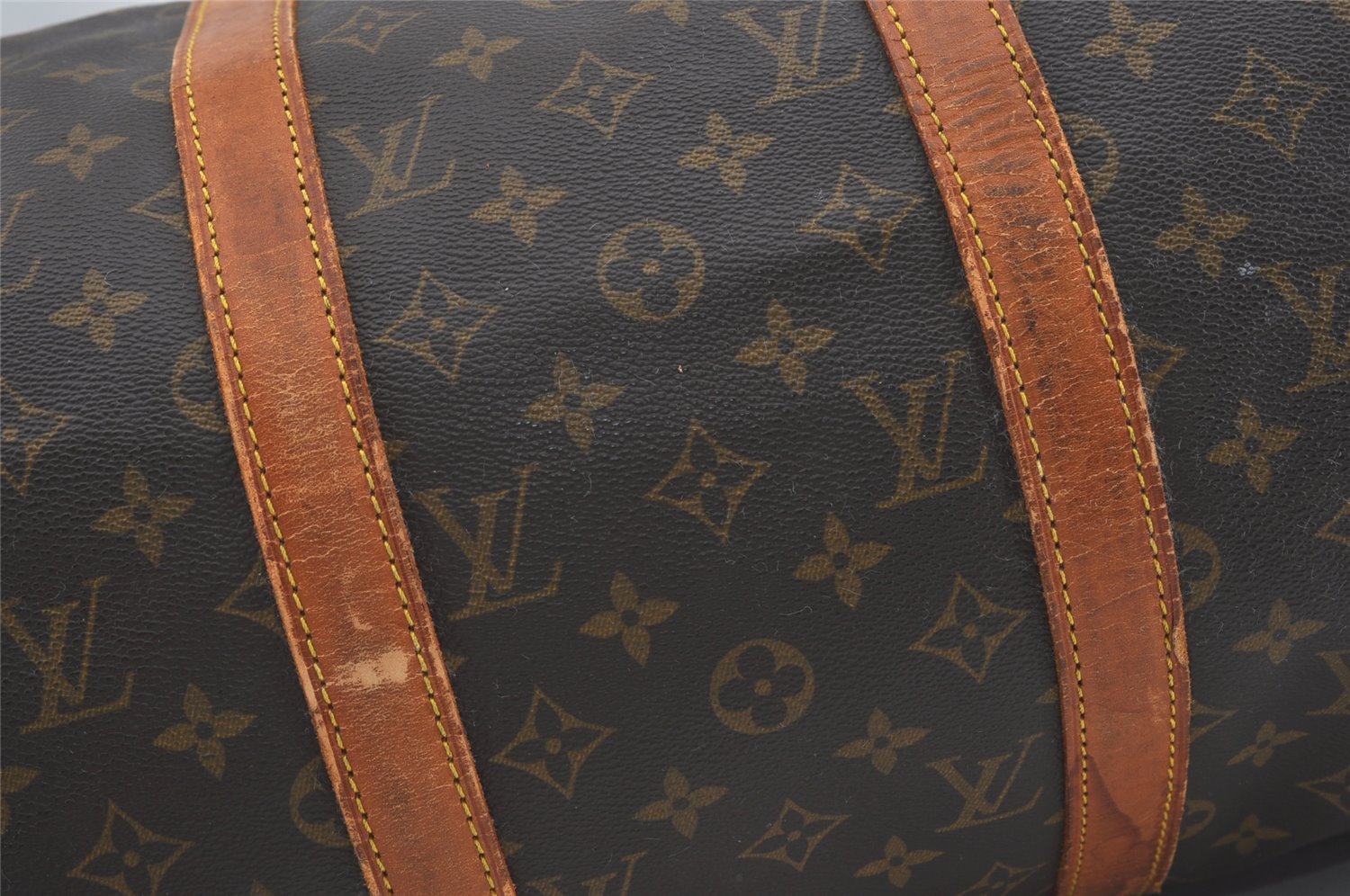 Authentic Louis Vuitton Monogram Keepall 50 Travel Boston Bag M41426 LV 0866I