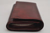 Authentic Cartier Happy Birthday Bifold Wallet Enamel Bordeaux Red Box 0866K