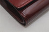 Authentic Cartier Happy Birthday Bifold Wallet Enamel Bordeaux Red Box 0866K