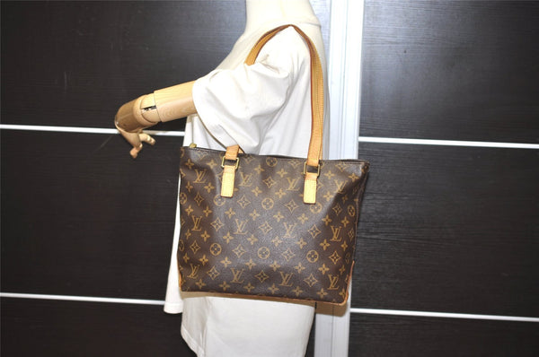 Authentic Louis Vuitton Monogram Cabas Piano Shoulder Tote Bag M51148 LV 0867I