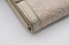 Authentic GUCCI Sukey Guccissima GG Leather Long Wallet Purse 282431 White 0867K