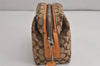 Authentic COACH Vintage Signature Pouch Purse Canvas Leather Brown 0869K