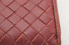 Authentic BOTTEGA VENETA Intrecciato Leather Long Wallet Purse Bordeaux 0870K