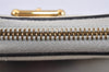 Authentic GUCCI Sherry Line Sylvie Long Wallet Purse Leather 476083 White 0871J