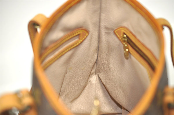 Authentic Louis Vuitton Monogram Bucket PM Shoulder Tote Bag M42238 Junk 0872I