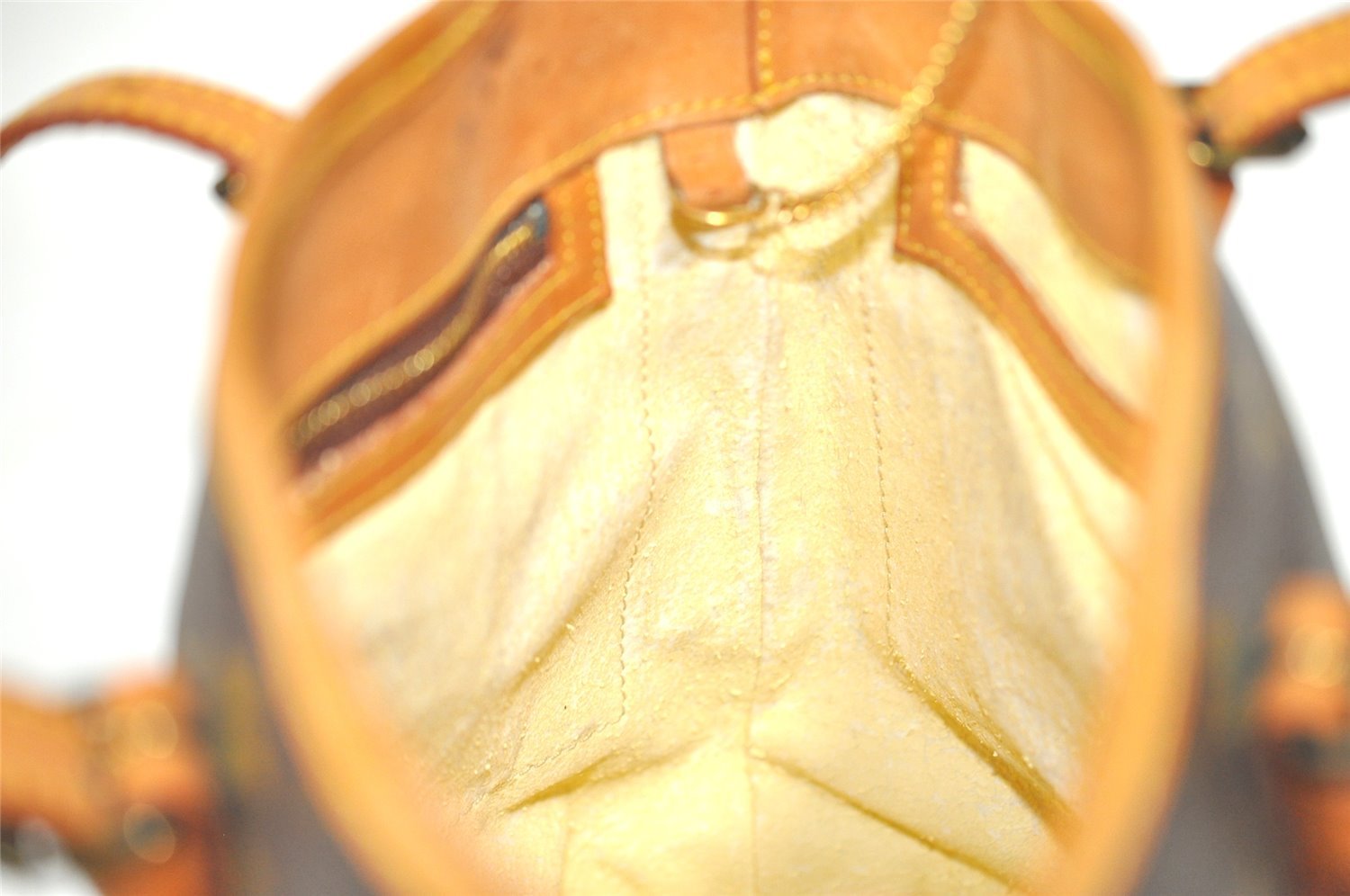 Authentic Louis Vuitton Monogram Bucket PM Shoulder Bag Old Model Junk 0874I