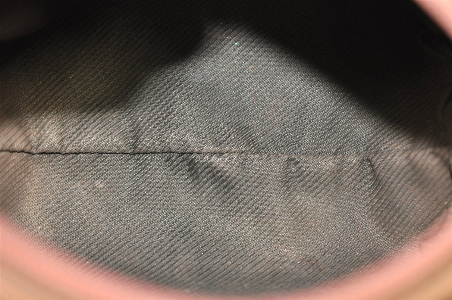 Authentic GUCCI Vintage Pouch Purse GG Canvas Leather 29596 Brown 0874K